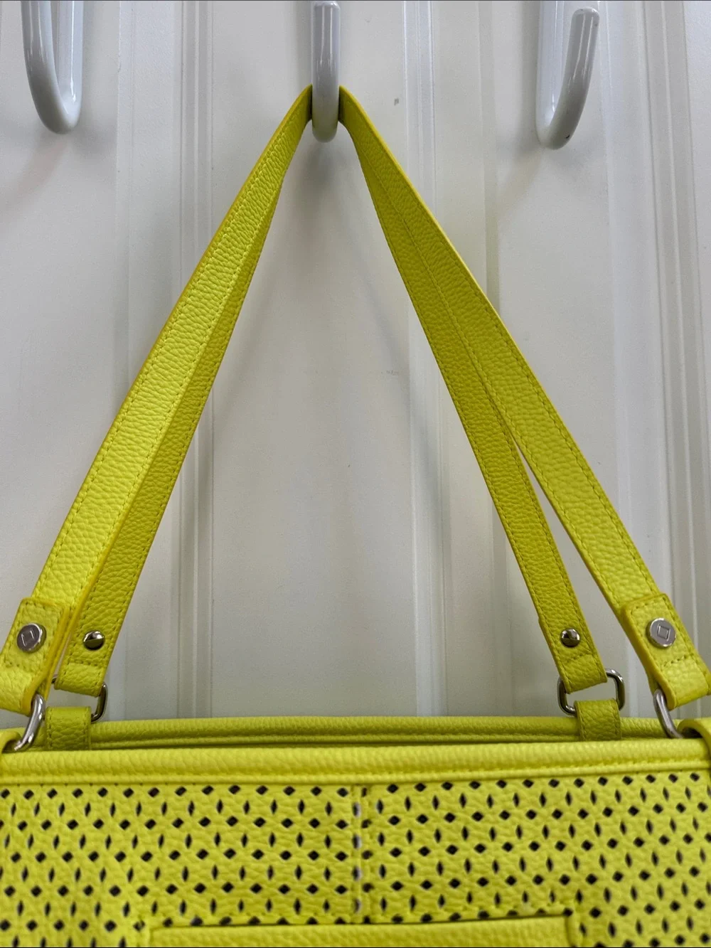 Sunshine ☀️ Yellow Perforated Tote Bag - Yellow